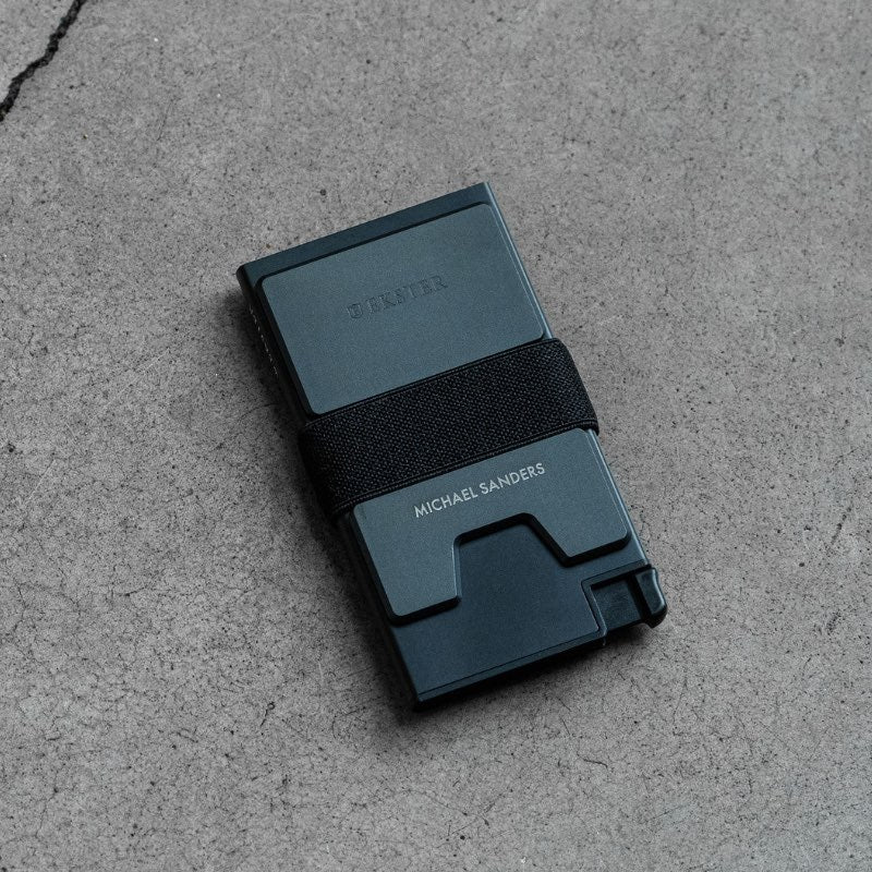 New Ekster SENATE store CARDHOLDER -Nappa Black