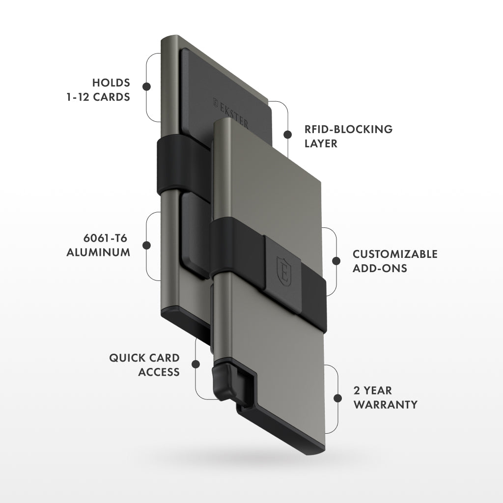 Graphite | Aluminum Cardholder