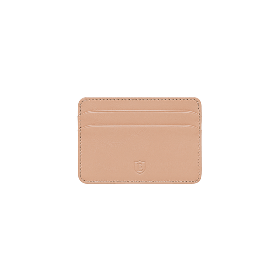 Chelsea Italian Leather Business Card Case Tan